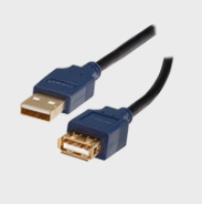   Cable USB A/M-A/F 6FT  USBAF - CAUS-004